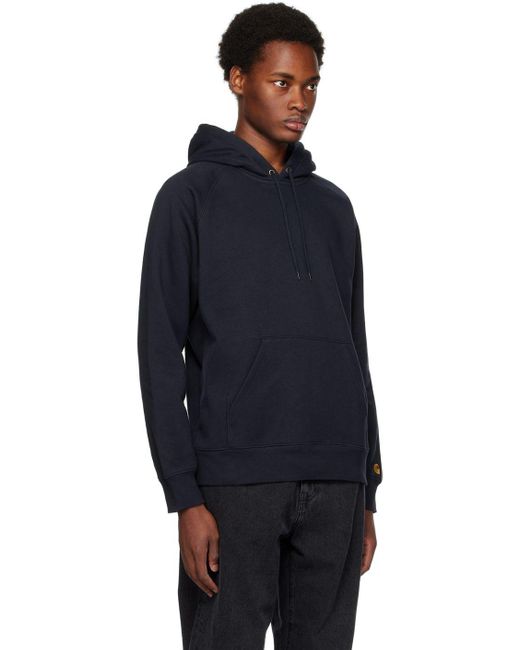 Carhartt chase hoodie navy sales