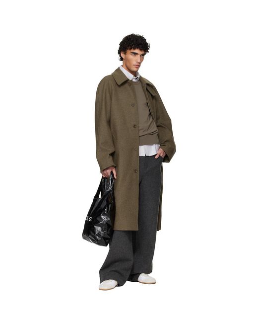 A.P.C. Black Clyde Trousers for men