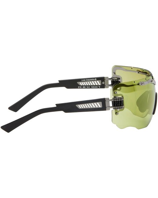 Kuboraum Green E15 Sunglasses for men