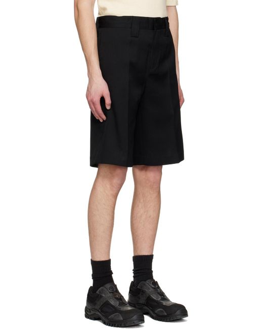 BERNER KUHL Black foggia 009 Shorts for men