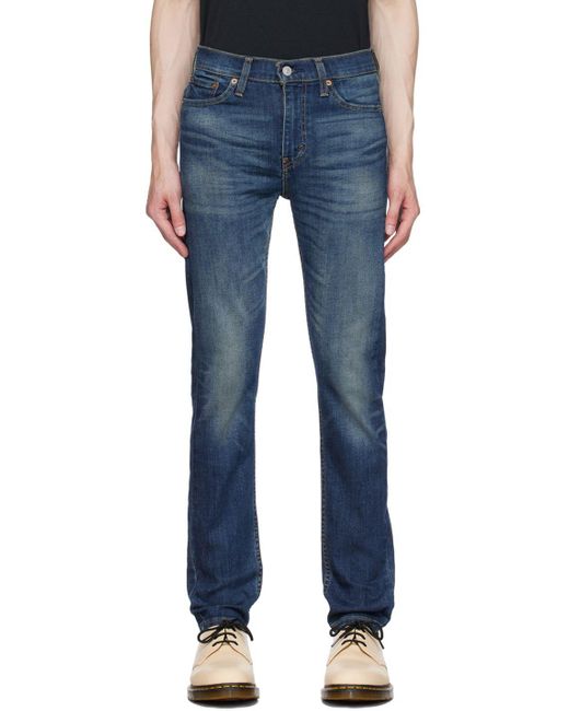 Levi's Blue Indigo 510 Skinny Jeans for men