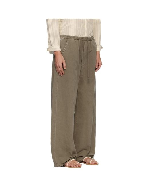 Citizens of Humanity Natural Khaki Aurora Pull On Trousers