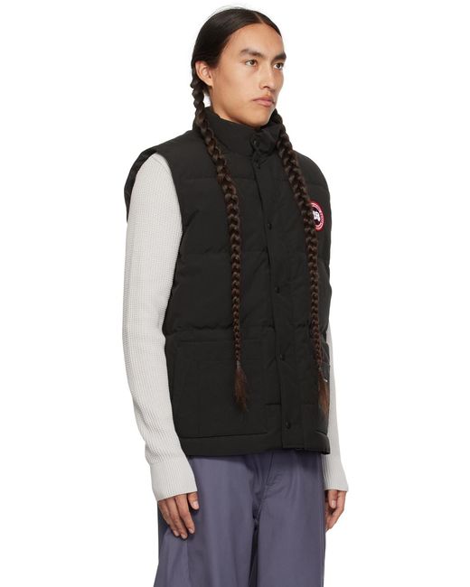 Veste freestyle noire rembourrée en duvet Canada Goose pour homme en coloris Black