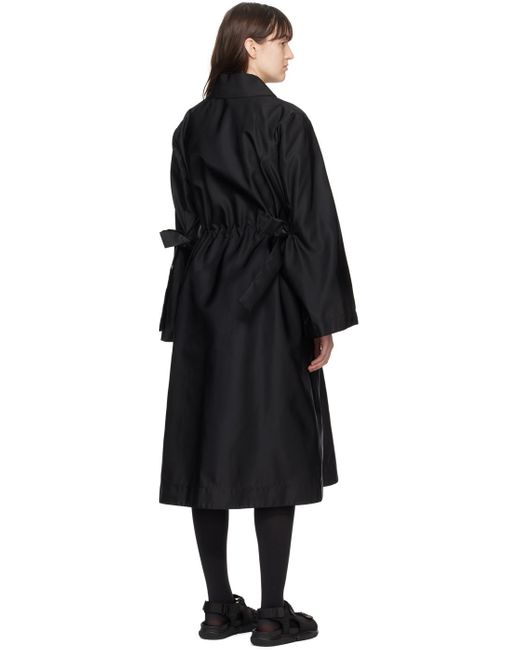 CECILIE BAHNSEN Black Vania Coat