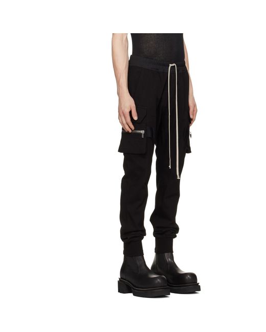 Rick Owens Black Tower Mastodon Cargo Pants for men