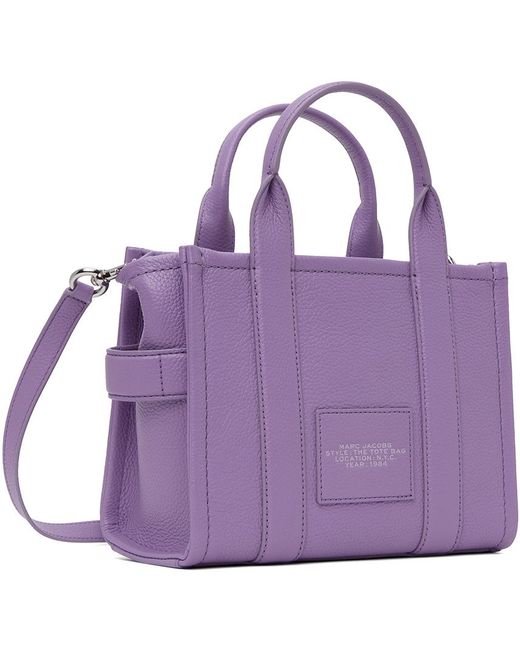 Marc Jacobs パープル The Leather Small トートバッグ Purple