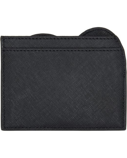 Vivienne Westwood Black Heart Card Holder