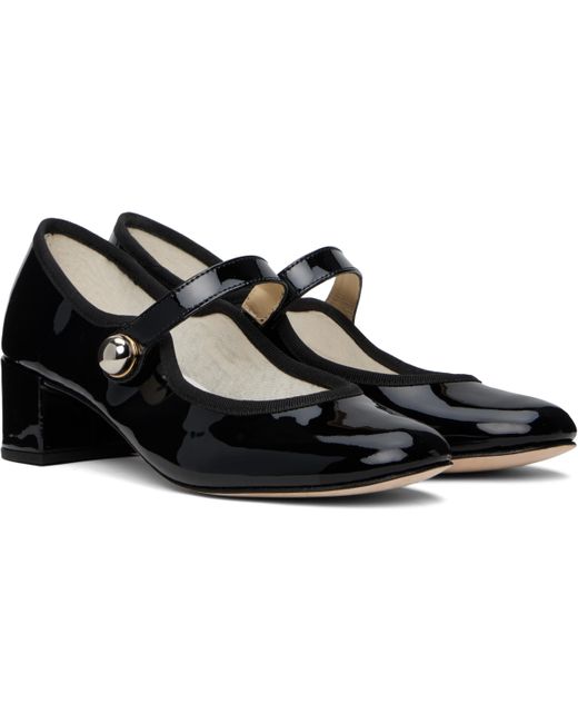 Chaussures À Talon De Style Charles Ix Fabienne Noires Repetto en coloris Black