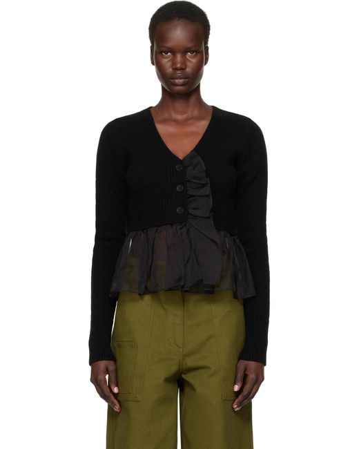 CECILIE BAHNSEN ブラック Phlox カーディガン Black