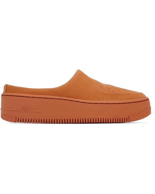 Nike Black Orange Air Force 1 Lover Xx Loafers