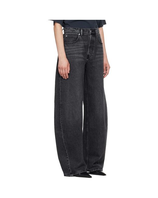 Alexander Wang Black Crystal Blow Up Jeans