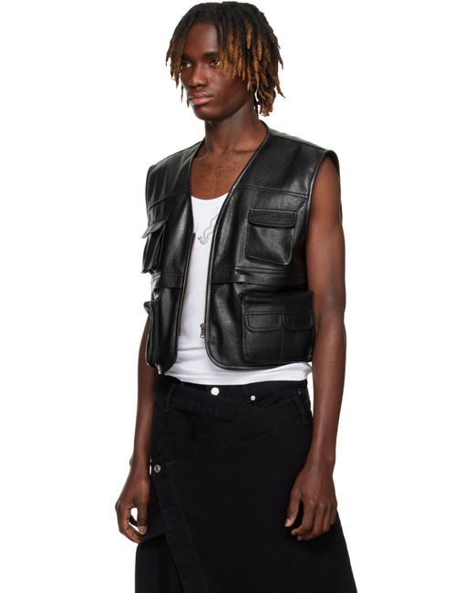 ELAN FAUX LEATHER VEST