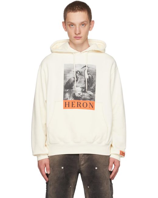 Pull à capuche 'heron' blanc Heron Preston pour homme en coloris Black
