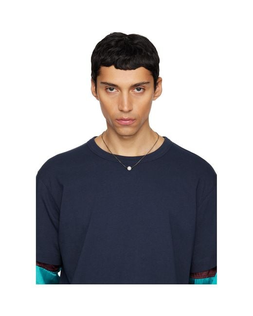 Dries Van Noten Metallic Stud Necklace for men
