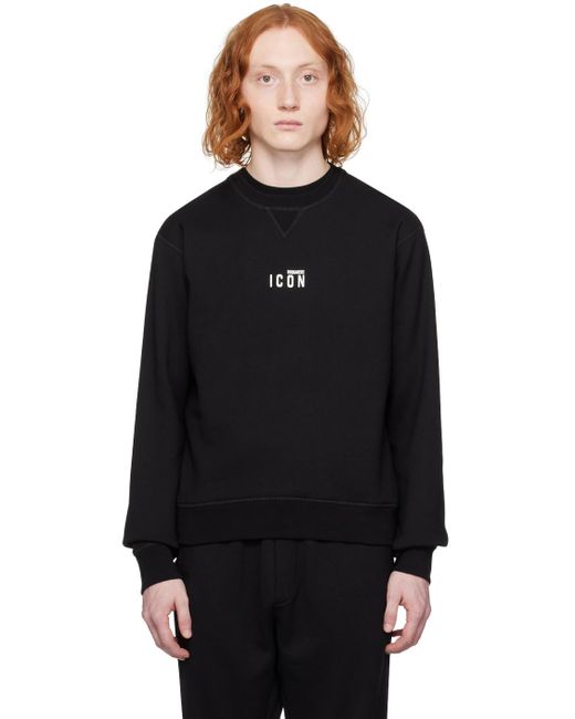 DSquared² Black Mini 'icon' Sweatshirt for men