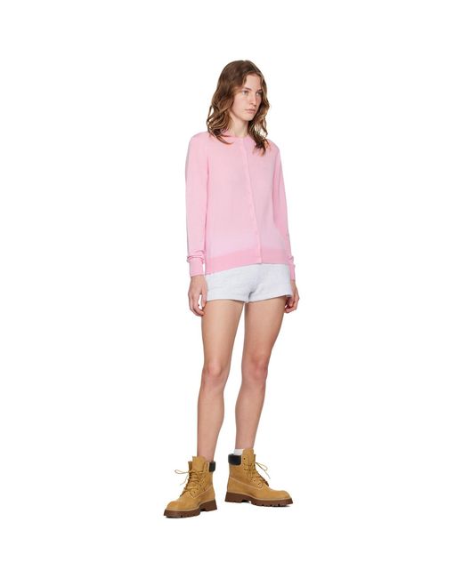 T By Alexander Wang White Puff Logo Shorts