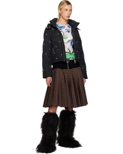 Chopova Lowena Black Fallout Down Jacket