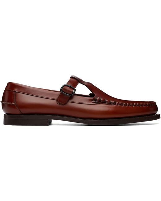 Hereu Brown Alber Loafers for men