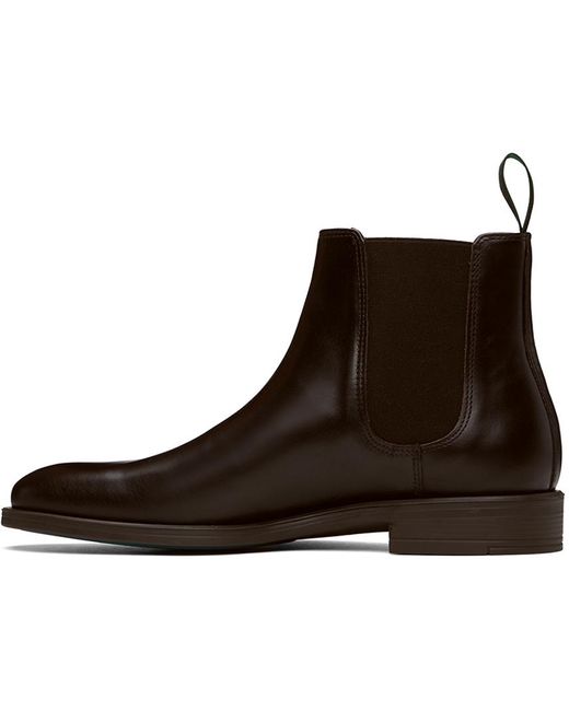 PS by Paul Smith Brown Cedric Leather Boots for men