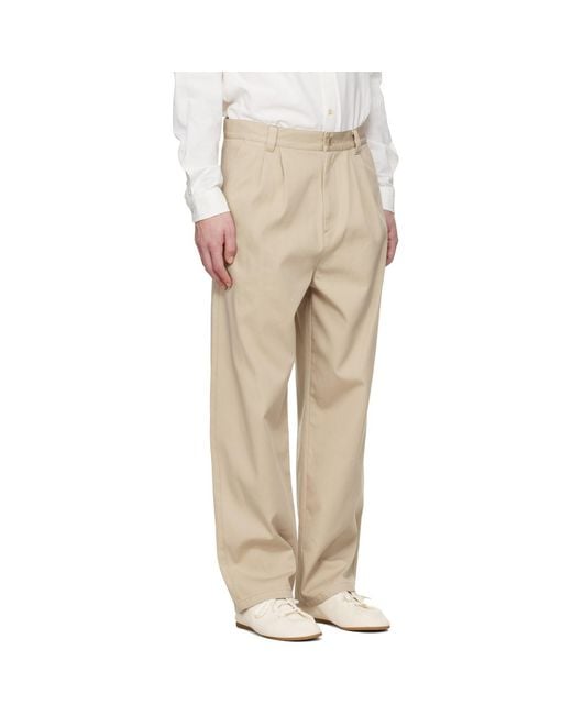 A.P.C. Natural Ricky Trousers for men