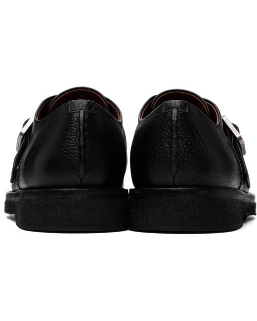 Marsèll Black Moccar Leather Loafers for men