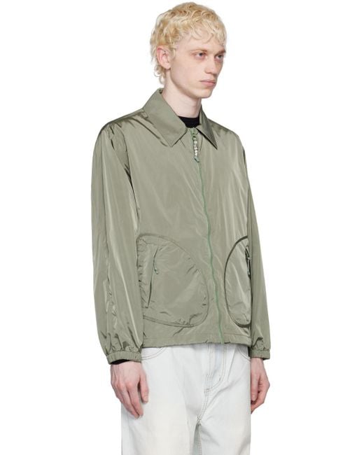 Eytys Khaki Drift Jacket in Green for Men | Lyst Canada