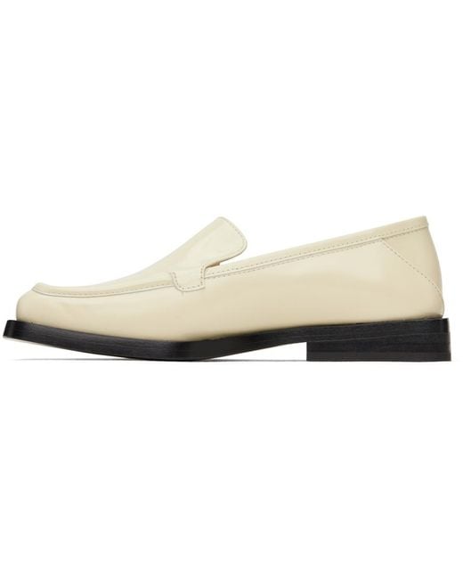 The Attico Black Off-white Micol Loafers