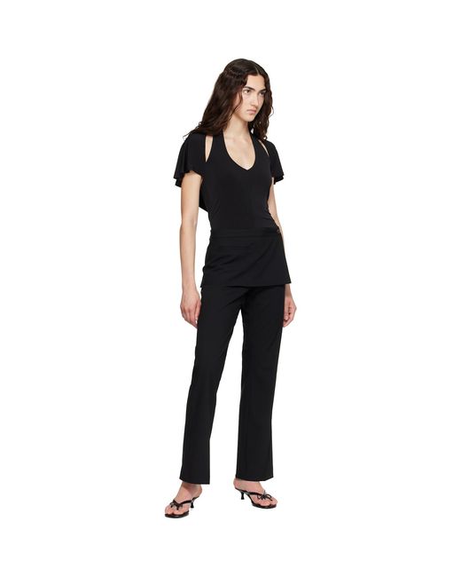 Sandy Liang Black Mulberry Trousers