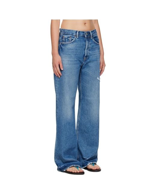 Acne Blue Regular Fit 2021F Jeans
