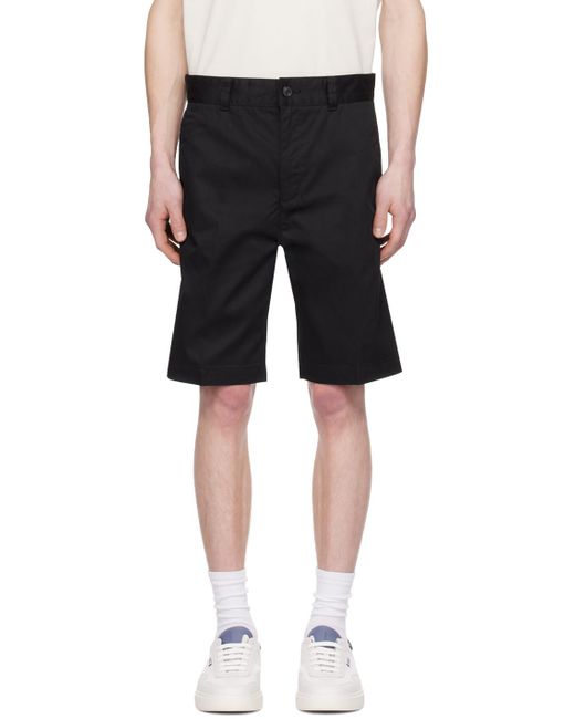 HUGO Black Regular-fit Shorts for men