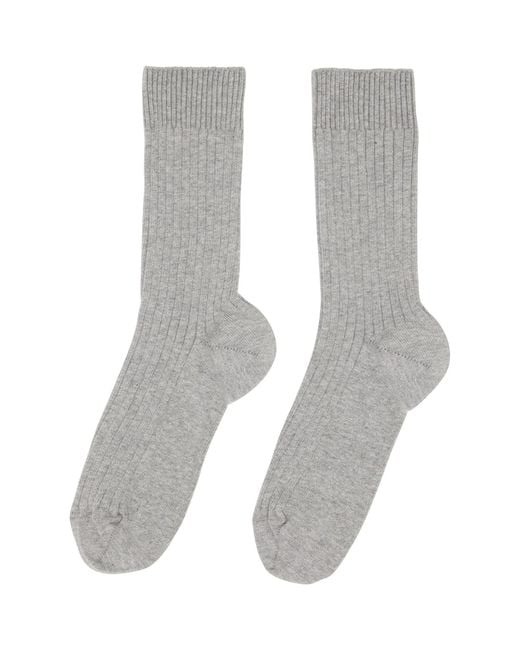 Baserange Black Three-Pack Cotton Rib Overankle Socks