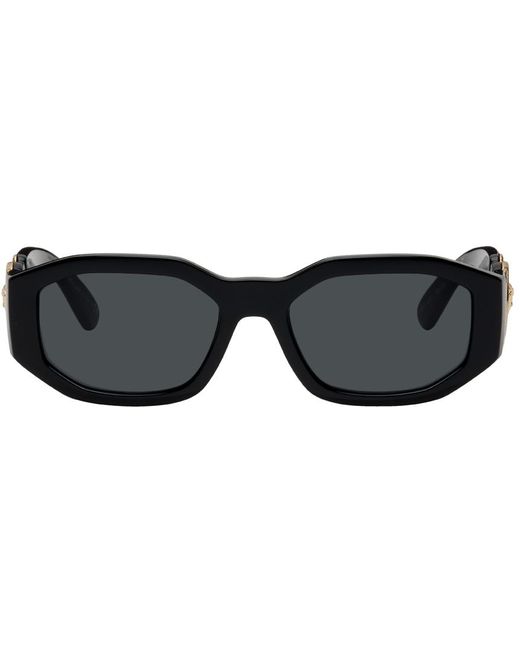 Versace Synthetic Medusa biggie Sunglasses in Black - Lyst