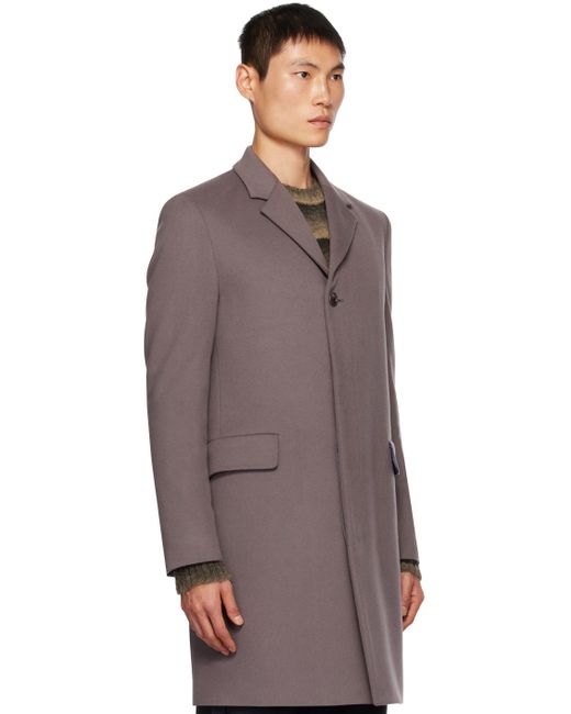 Paul Smith Purple Gray Gents Coat for men