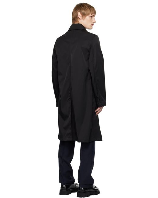 メンズ AMI ブラック Ami Alexandre Mattiussi レインコート Black