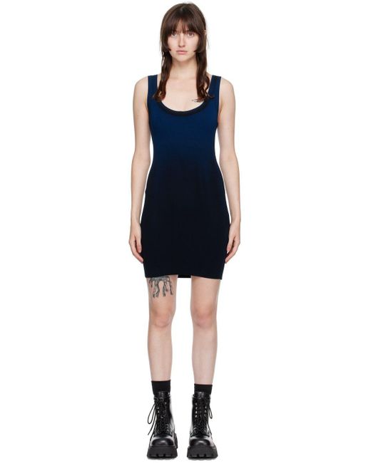 Cotton Citizen Cotton Blue Verona Mini Dress in Black Lyst