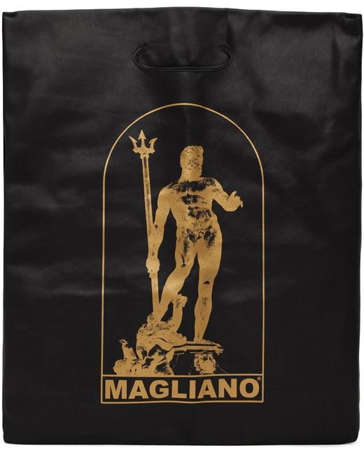 Magliano Black Boutique Tote for men