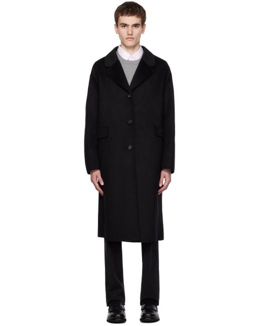 Max Mara Black James Coat for men