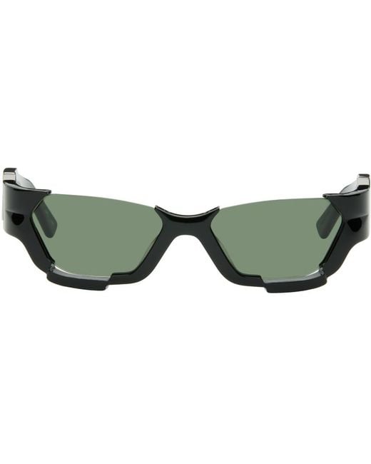 Feng Chen Wang Green Ssense Exclusive Deconstructed Sunglasses
