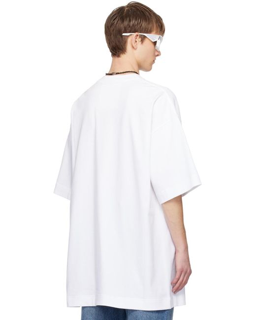 T-shirt blanc à œillets Givenchy pour homme en coloris White
