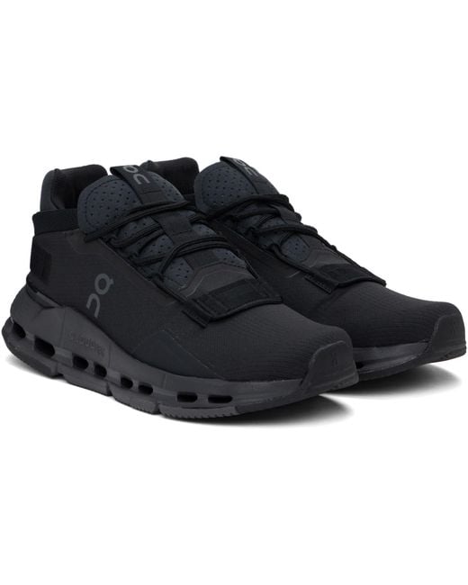 On Shoes Black Cloudnova 2 Sneakers for men