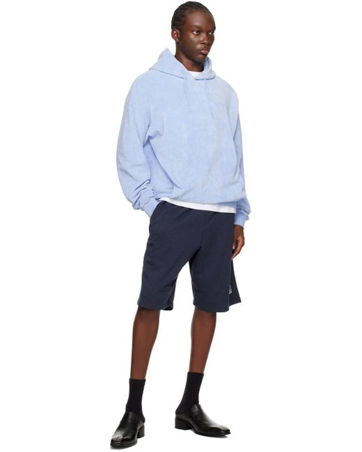 Martine Rose Blue Classic Hoodie for men