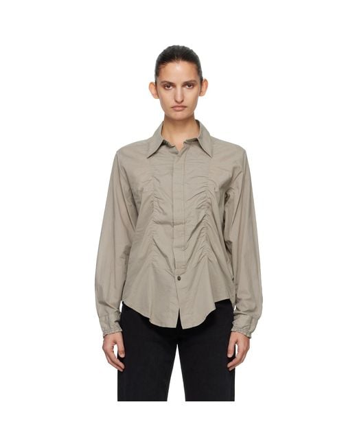 Our Legacy Natural Jumble Shirt