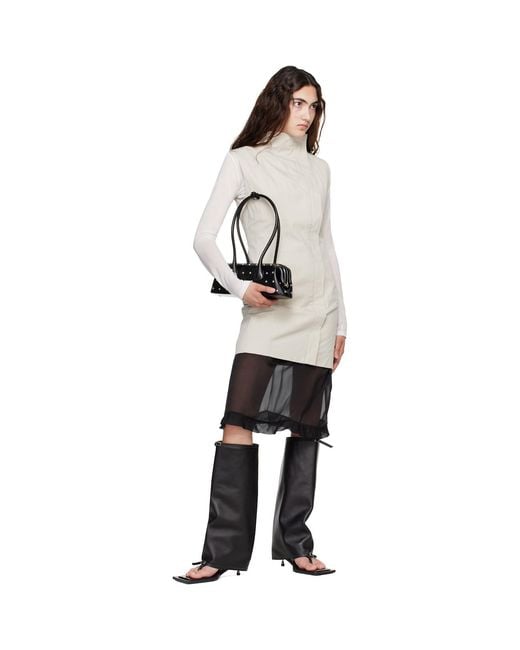 OSOI Black Boat Wide Mini Bag