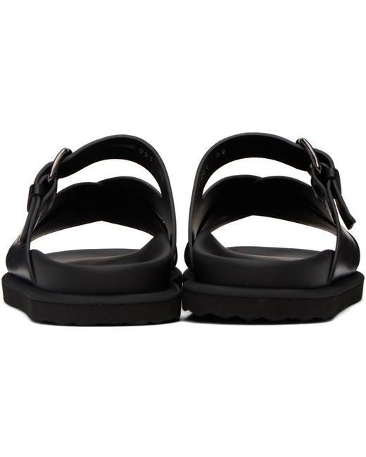 Officine Creative Black Charrat 001 Sandals for men
