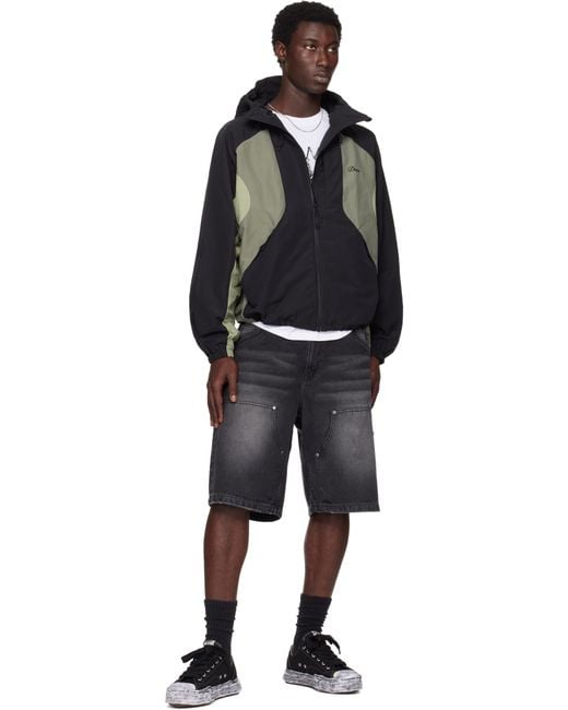 Dime Tech Windbreaker Jacket in Black for Men | Lyst Canada