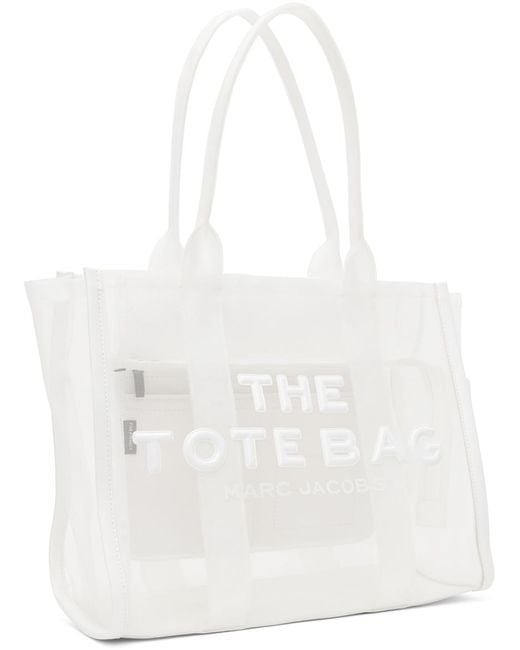 Marc Jacobs ホワイト The Mesh Large トートバッグ White