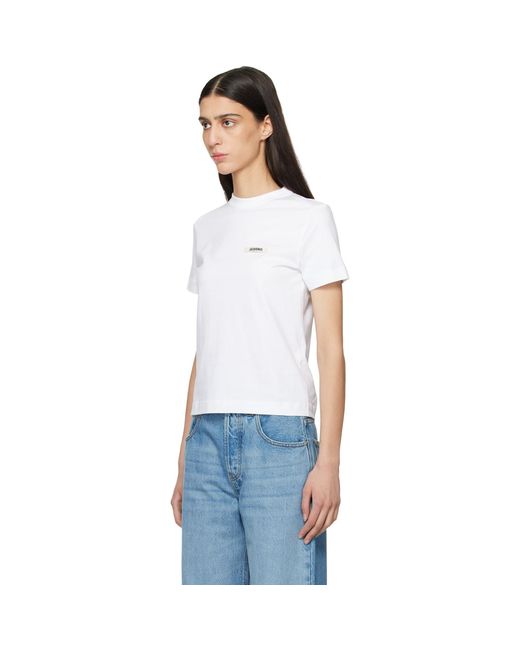 Jacquemus Blue 'The Gros Grain Short-Sleeve' T-Shirt
