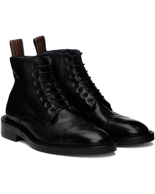 Paul Smith Black Newland Boots for men