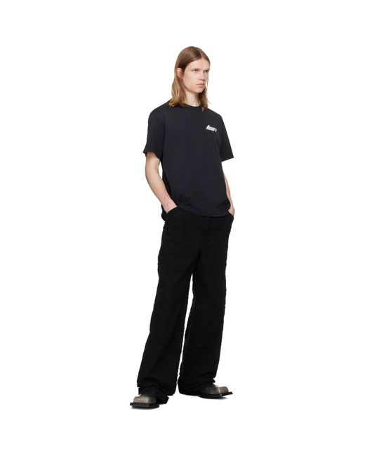 Louis-Gabriel Nouchi Black Logo T-Shirt for men