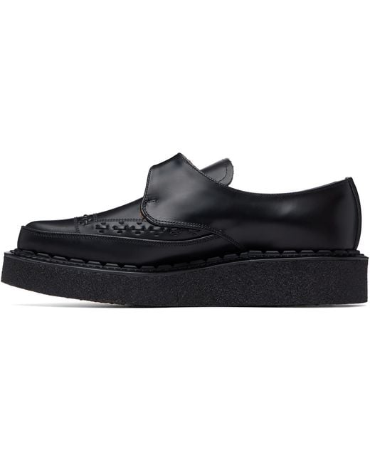 George Cox Black Diano Monkstraps for men